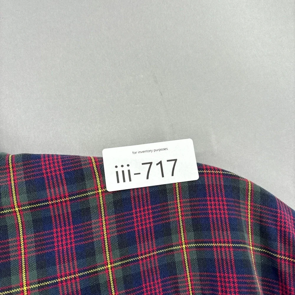 Ralph Lauren Shirt Mens XL Plaid Red Button Down Tartan Oxford Vintage Polo‎